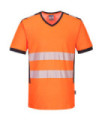 High visibility PW3 shirt with V-neck - PW310