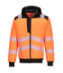 Dynamic bicolor + fluorescent hoodie with reflective tape HiVisTex Pro PORTWEST PW327