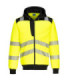 Dynamic bicolor + fluorescent hoodie with reflective tape HiVisTex Pro PORTWEST PW327