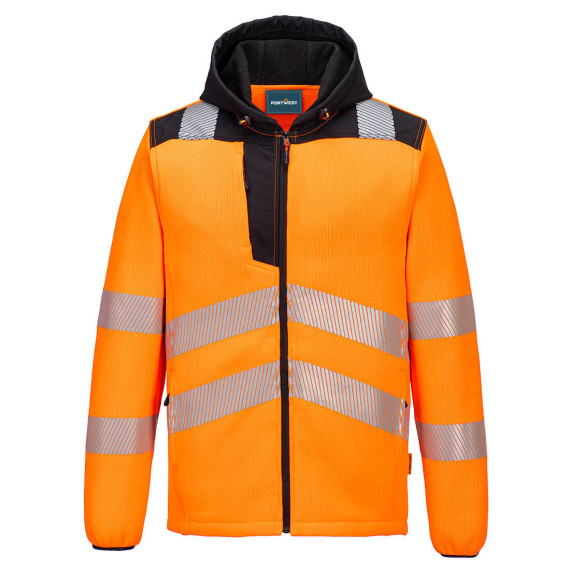 Veste polaire de Haute Visibilité bicolore avec capuche partie intérieure en polaire PORTWEST PW335
