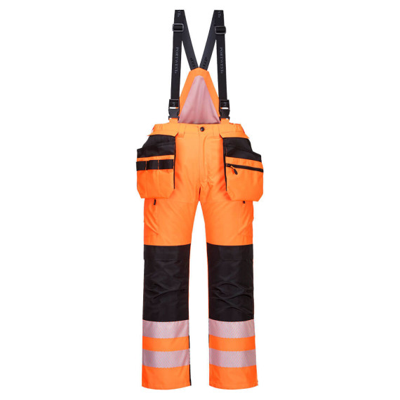 Pettorina da lavoro isolante con tasche per pistola + nastri riflettenti PORTWEST PW351