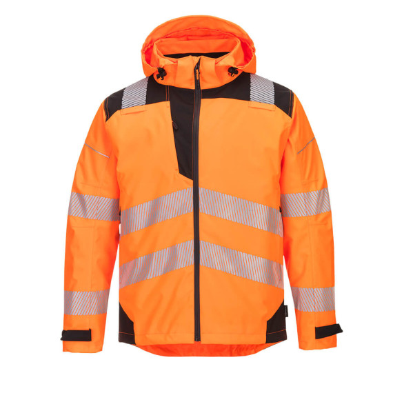 Chubasquero transpirable PW3 Extreme con capucha + cintas reflectantes PORTWEST PW360