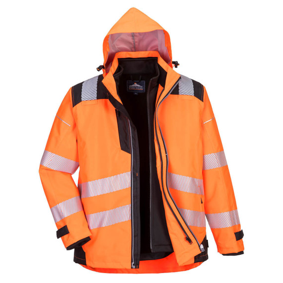 Arbeitsjacke A.V 3 in 1, schmutzabweisend und wasserdicht PORTWEST PW365