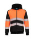 Felpa polare di classe 1 PW3 Winter con zip e cappuccio e nastri riflettenti PORTWEST PW377