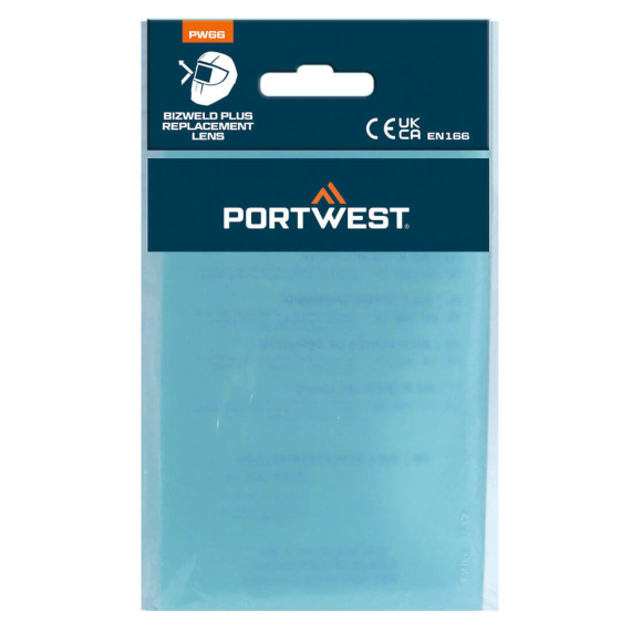 Replacement lenses for BizWeld Plus welding helmet PORTWEST PW66