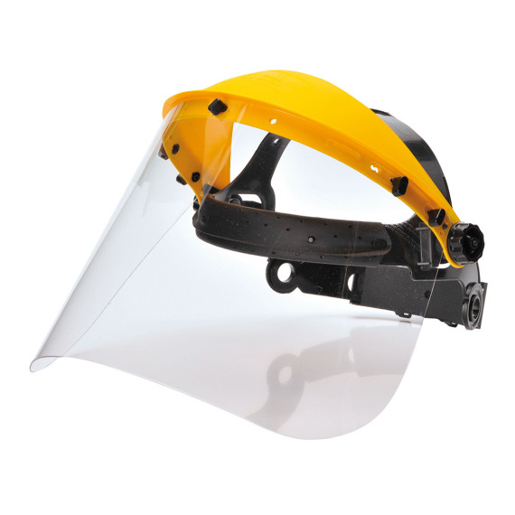Clear impact-resistant front protective visor PORTWEST PW91