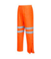 Pantalón de A. V Traffic RIS impermeable color naranja con cintas reflectantes media pierna PORTWEST RT31