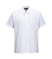 Camisa de trabajo Classic manga corta color blanco PORTWEST S104