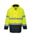 Chubasquero Traffic Lite avec capuche amovible couleur jaune contrasté PORTWEST S166