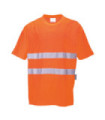 Camiseta Hi-Vis Cotton Cofort S/S norma RIS 3279-TOM naranja, amarillo flúor PORTWEST S172