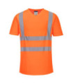 Camiseta Mesh de alta visibilidad de algodón con cintas reflectantes PORTWEST S179