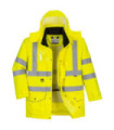 Traffic Parka 7 in 1, high visibility - S427