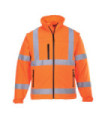Softshell de alta visibilidade de 3 camadas com fitas refletoras PORTWEST S428