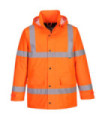 Parka de alta visibilidade Traffic cores fluorescentes robusta e funcional PORTWEST S460