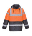 Giacca impermeabile Hi-Vis Contrast Traffic antimacchia, doppio rivestimento per inverno PORTWEST S467