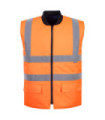 Chaleco de calor flúor laranja/amarelo reversível 300D Indústria PORTWEST S469