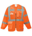 Veste exécutive A.V avec fermeture à glissière et bandes réfléchissantes PORTWEST S475