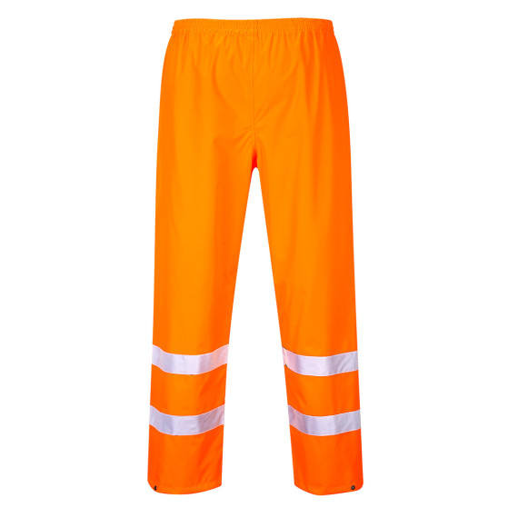 High visibility waterproof rain pants 2 reflective bands PORTWEST S480