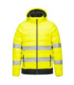 Chaqueta calefactada cinta reflectante HiVisTex Pro, acolchada PORTWEST S548