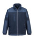 Work fleece with contrasting silver zipper Navy Blue PORTWEST S665