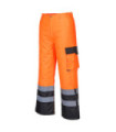 High visibility two colour lined trousers - S686