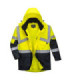 Parka bicolor impermeável respirável de alta visibilidade flúor PORTWEST S760