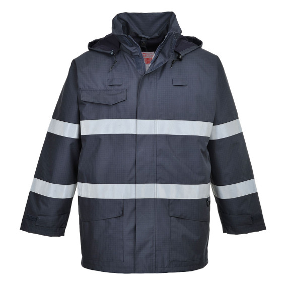 Bizflame Rain Multi Protection jacket navy blue PORTWEST