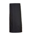 Taillenschürze mit Tasche, langes Modell, schwarz PORTWEST S794