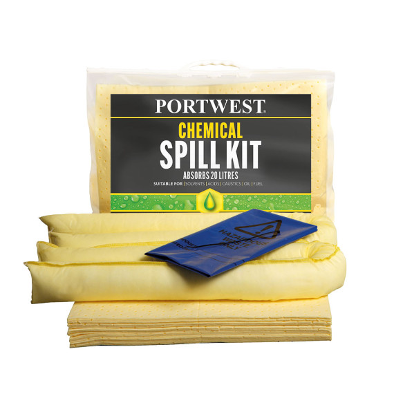 Chemical substance control kit 20 liters PORTWEST SM90 (6 bags of 20 liters included in the price)