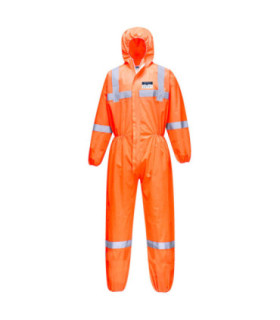 Mono laboral transpirável VisTex SMS Tipo 5/6 antiestático laranja PORTWEST ST36