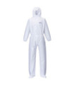 BizTex Microporous type 5/6 chemical protection, with M-size covers, white ST41