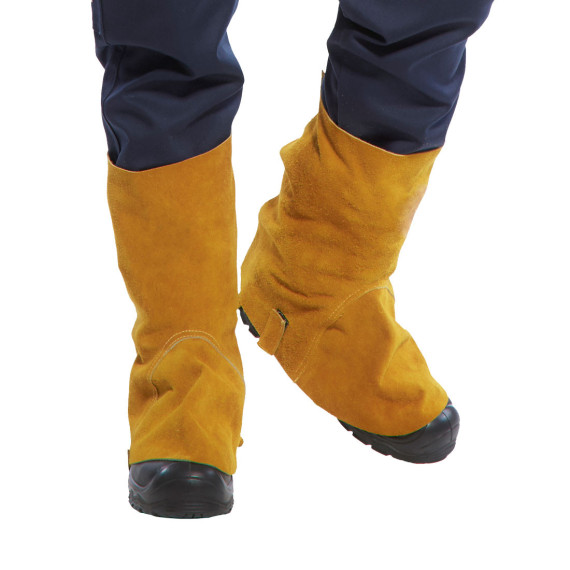 Cobre-botas de couro para tarefas de soldadura PORTWEST SW32