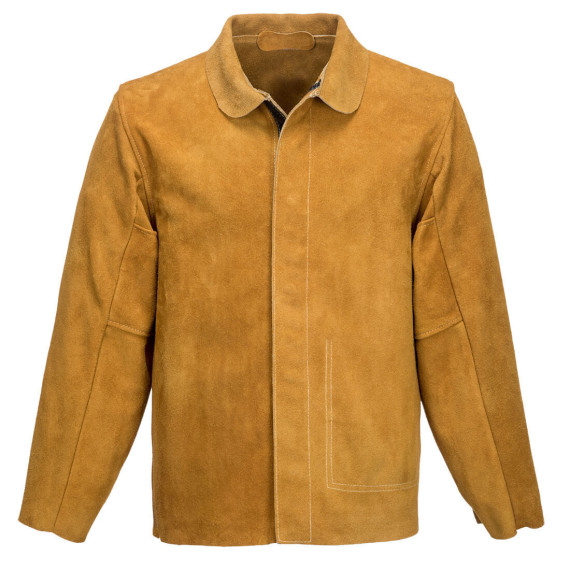 Veste en cuir pour soudeurs PORTWEST SW34