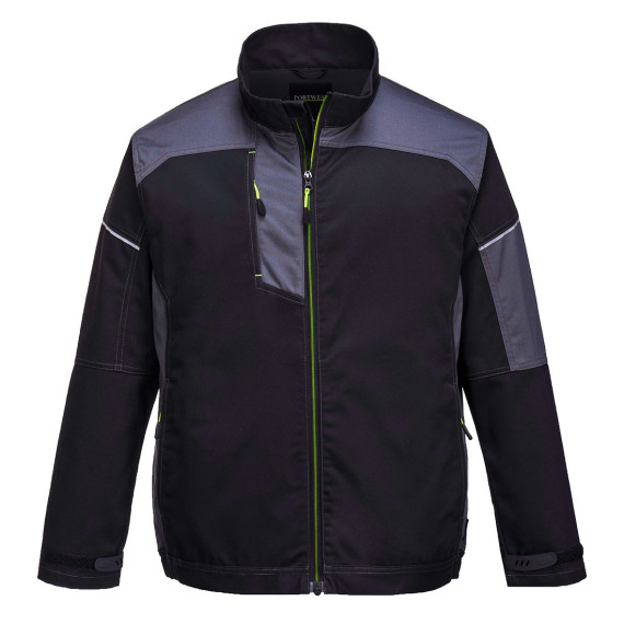 Arbeitsjacke mit zweifarbigen Einsätzen und Ezee-Reißverschluss PORTWEST T603