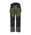 Bicolor work pants with holster pocket WX3 Holster PORTWEST T702