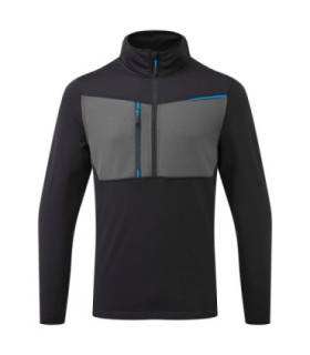 Technical polar lining WX3 Half Zip Tech with half zipper PORTWEST T755