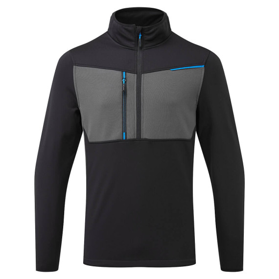 Forro polar tecnico WX3 Half Zip Tech con mezza cerniera PORTWEST T755
