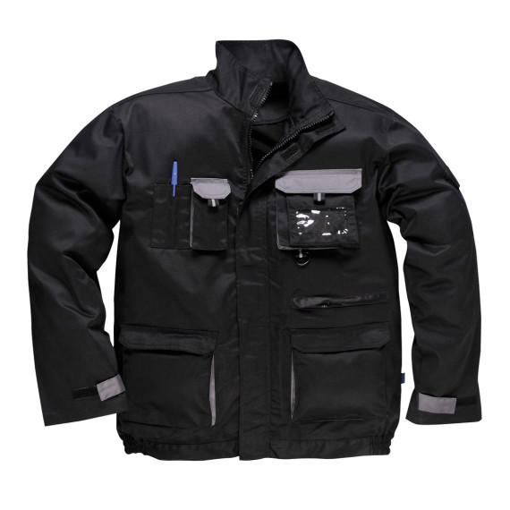 Bicolor protective jacket with detachable ID holder PORTWEST
