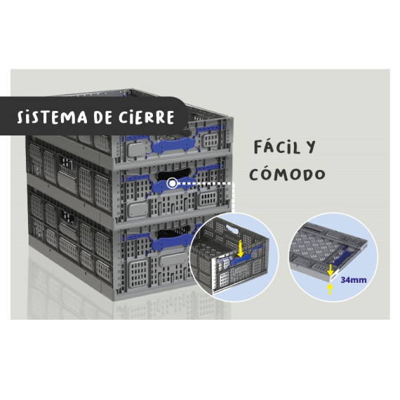 Caja robusta de calidad alimentaria plegable NE 4312 DENOX- FAMESA skrc