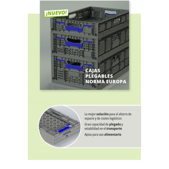 Boîte de pliage NE 4317 DENOX Qualité alimentaire - Famesa Skrc