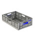 Caixa dobrável e empilhável NE 6417 Denox Quality Alimentar- FAMESA SKRC