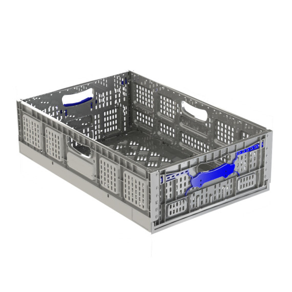 Caixa dobrável e empilhável NE 6417 Denox Quality Alimentar- FAMESA SKRC