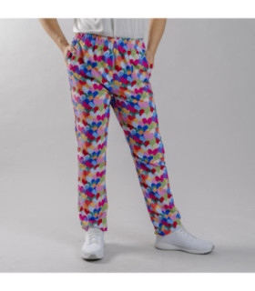 Pantaloni da ristorazione unisex HEART, tessuto twill in cotone organico AGATHA UNIFORMES GARY'S 700054