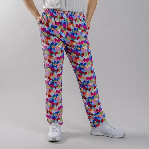 Pantalón de hostelería unisex HEART, tejido sarga de algodón orgánico AGATHA UNIFORMES GARY'S 700054