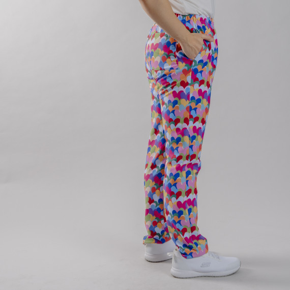 Pantalón de hostelería unisex HEART, tejido sarga de algodón orgánico AGATHA UNIFORMES GARY'S 700054