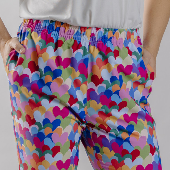 Pantalón de hostelería unisex HEART, tejido sarga de algodón orgánico AGATHA UNIFORMES GARY'S 700054