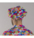 Cappello grande cuoco cuore unisex, tessuto