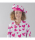 Unisex adjustable chef hat with velcro, BARI fabric 100% POLYESTER AGATHA 400011