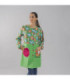 Damenmantel Piropo von Agatha Ruiz de la Prada, Herzform-Tasche, Twill-Gewebe UNIFORMES GARY'S 500021
