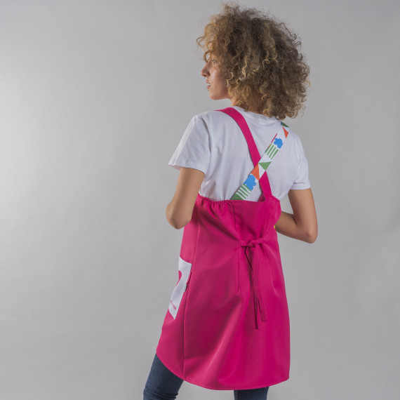 Blusa de mulher estações Agatha Ruiz de la Prada com corações em tecido sarja UNIFORMES GARY'S 600053